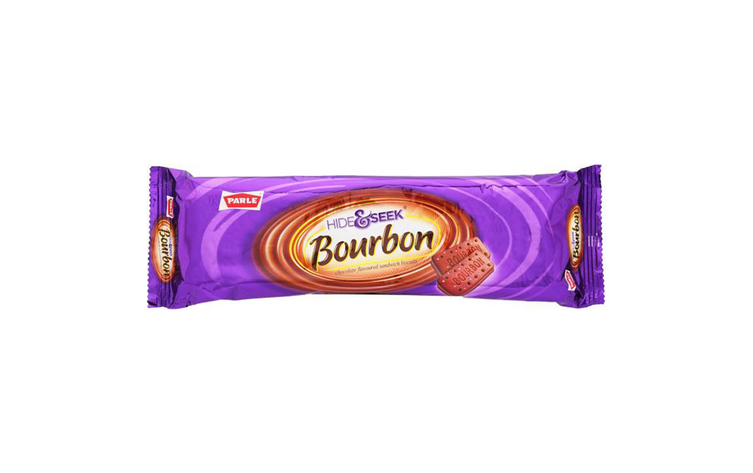 Parle Hide & Seek Bourbon Chocolate Flavoured Sandwich Biscuits   Pack  150 grams